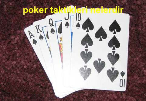 poker taktikleri nelerdir